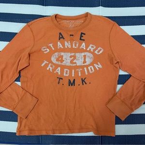 American Eagle Orange Shirt